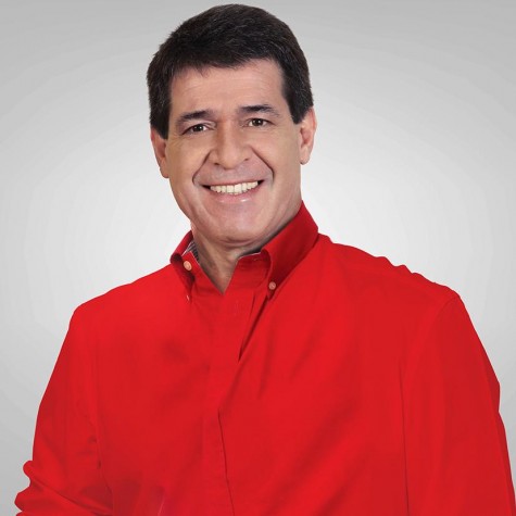 Horacio Cartes, candidato do Partido Colorado à presidência do Paraguai