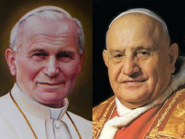 Papa declara santos João XXIII e João Paulo II 