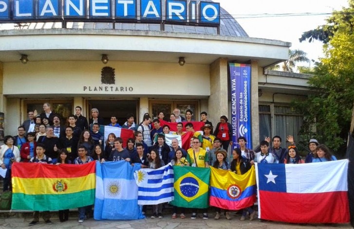Participantes da 6ª Olimpíada Latino-Americana de Astronomia e Astronáutica (Olaa)