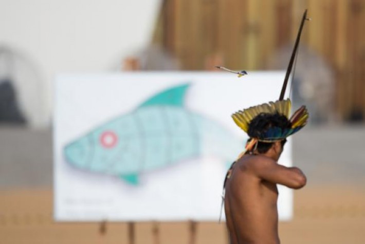 Segundo dia de competições com arco e flecha nos Jogos Mundiais dos Povos Indígenas