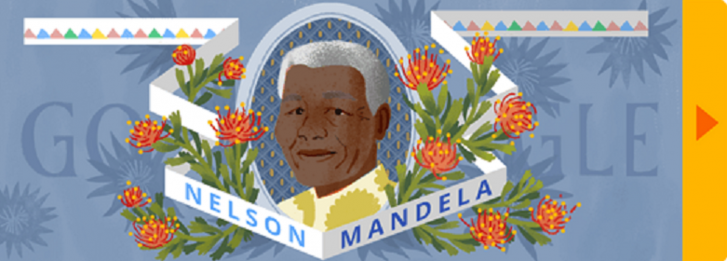 Doodle Nelson Mandela