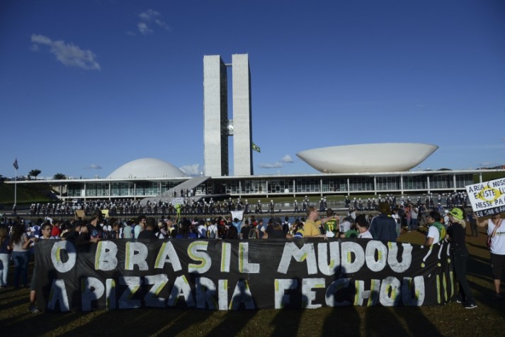 Manifestação no Congresso Nacional