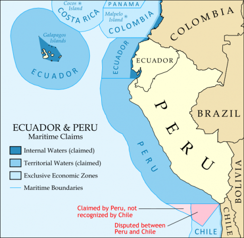 Mapa Peru Chile