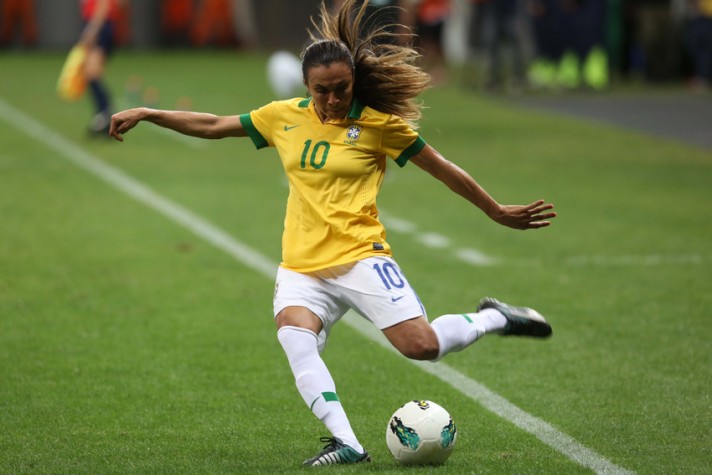 Marta, jogadora de futebol da seleção brasileira de futebol