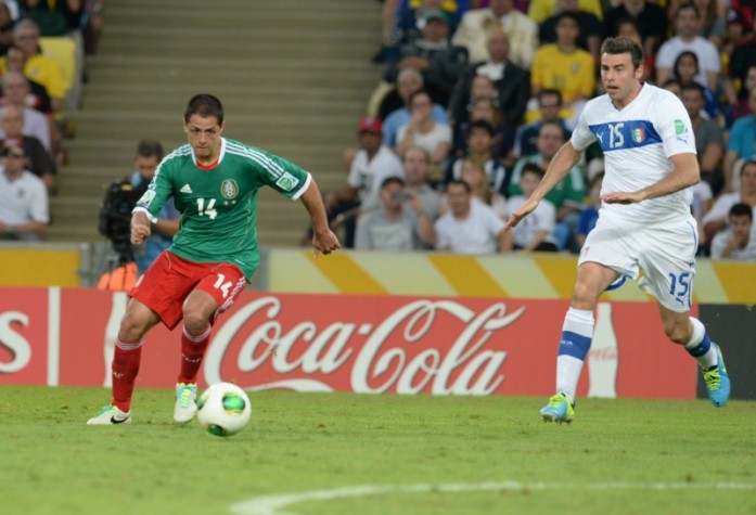 Jogo entre México e Itália, pela Copa das Confederações, no Estádio do Maracanã 7 