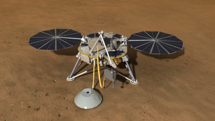 Robô da missão Insight da Nasa