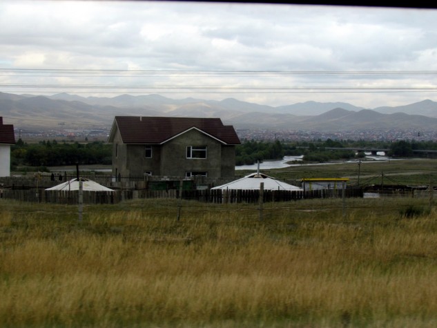 Campo na Mongólia