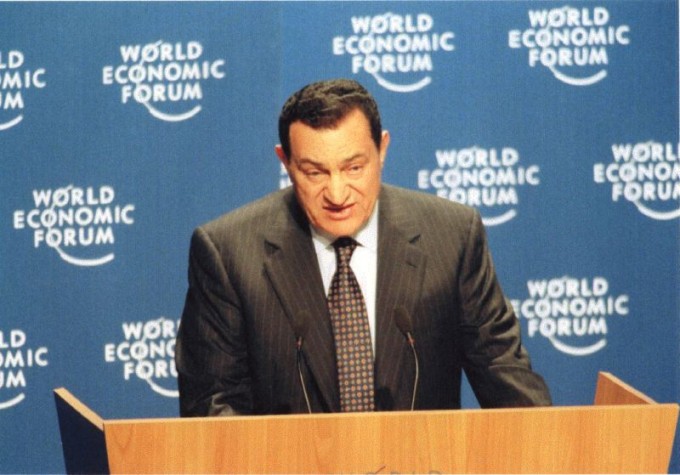 O ex-presidente do Egito Hosni Mubarak