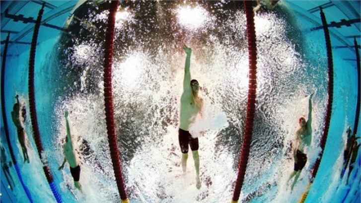 Nadadores competem nos Jogos Paralímpicos