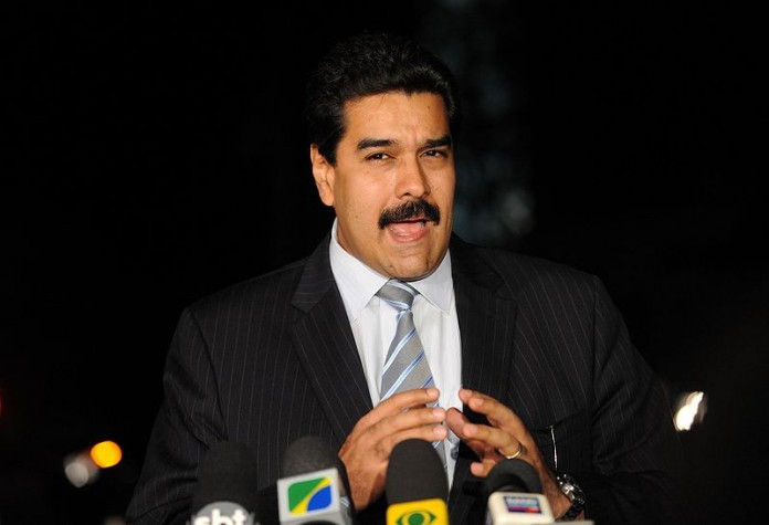 O presidente interino da Venezuela, Nicolás Maduro