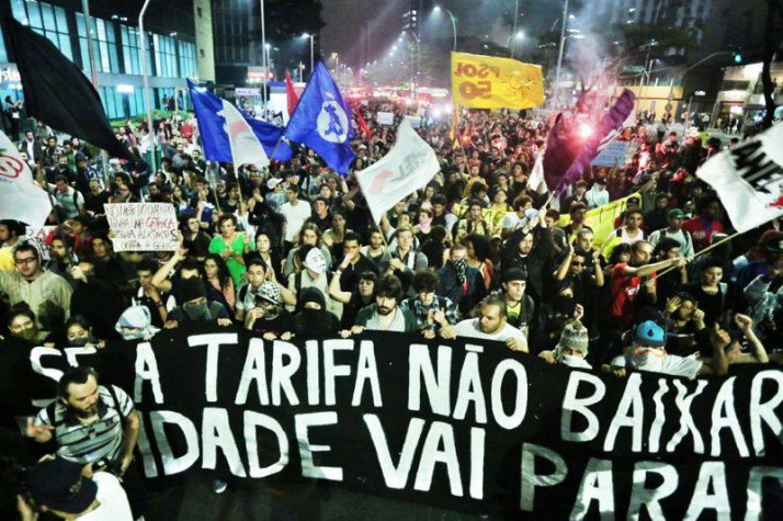 Manifestantes fazem novo protesto contra aumento da passagem em SP