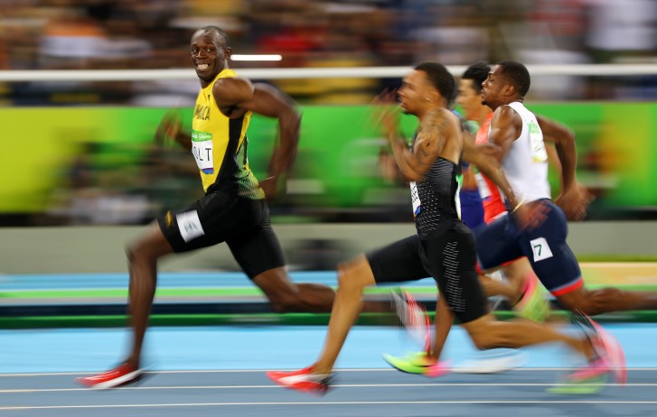 Usain Bolt correndo