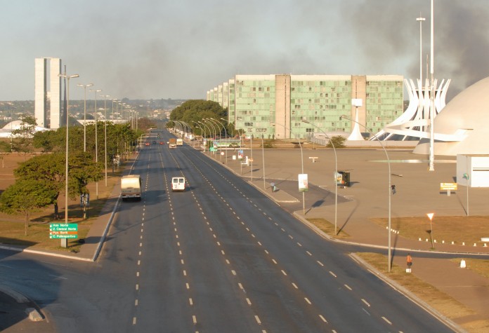 Esplanada dos Ministérios em Brasília