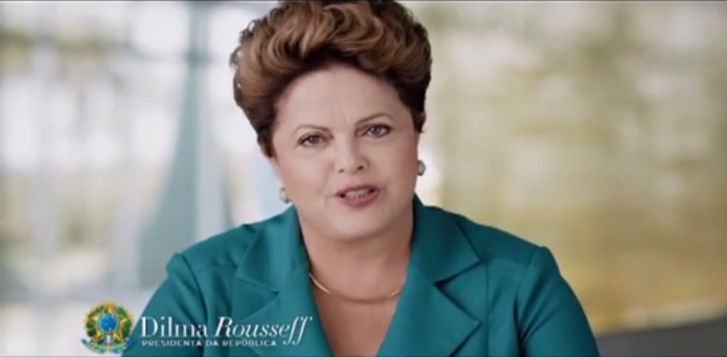 Dilma em pronunciamento de 7 de setembro