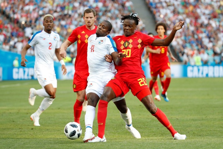 As seleções da Bélgica e do Panamá se enfrentam na fase de grupos da Copa do Mundo 2018