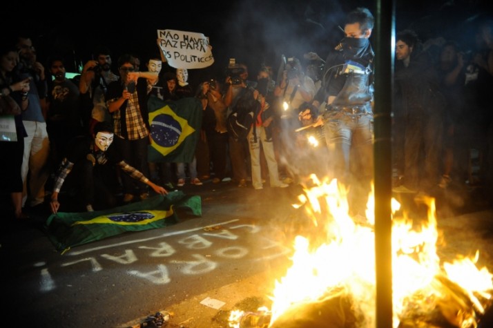 Protesto Zona Sul Rio de Janeiro 