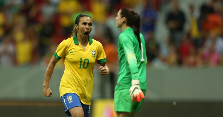 Marta, meia-atacante da seleção brasileira feminina de futebol