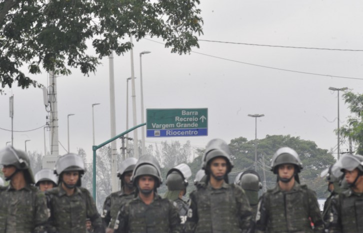 Exército faz a segurança durante a Rio+20