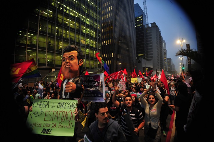 Protestos em São Paulo, 20 de junho 