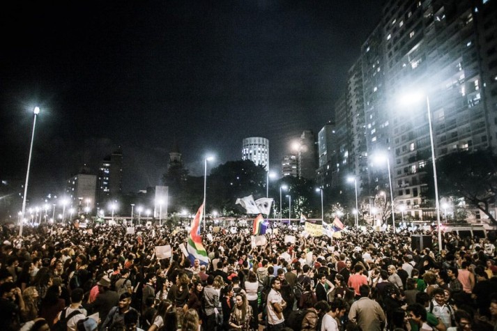Protesto em São Paulo 21 de junho 
