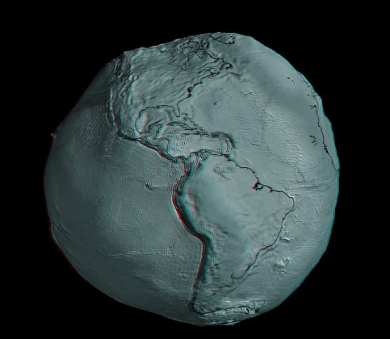 Terra fotografada pelo satélite GOCE