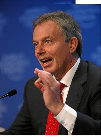 Ex-primeiro ministro britânico Tony Blair