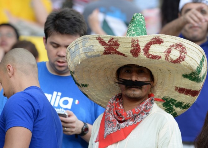 Torcedores no jogo entre Itália e México, pela Copa das Confederações, no Estádio do Maracanã 3