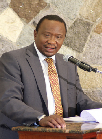 Uhuru Kenyatta - candidato à presidência do Quênia